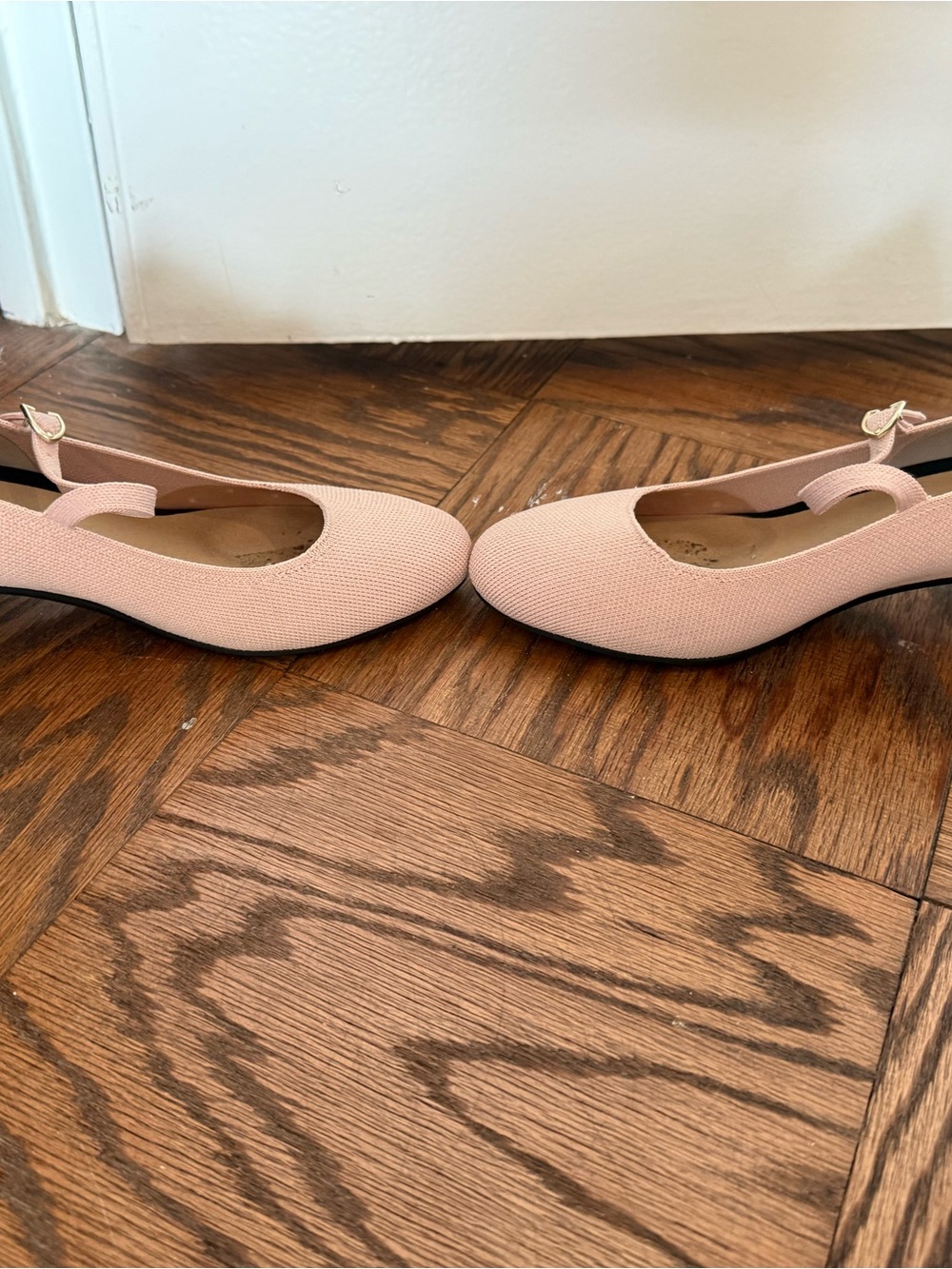 Rothy's Blush Pink Mary Jane Block Heels - Picture 8 of 10